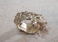 7/11 Bague en cire texturée
