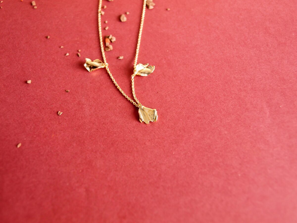 Collier pétales Coral