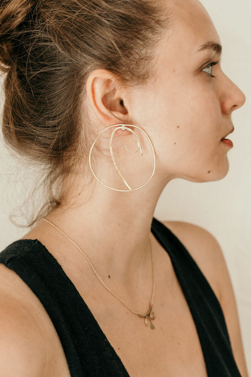 Maxi boucles d'oreilles Lunar