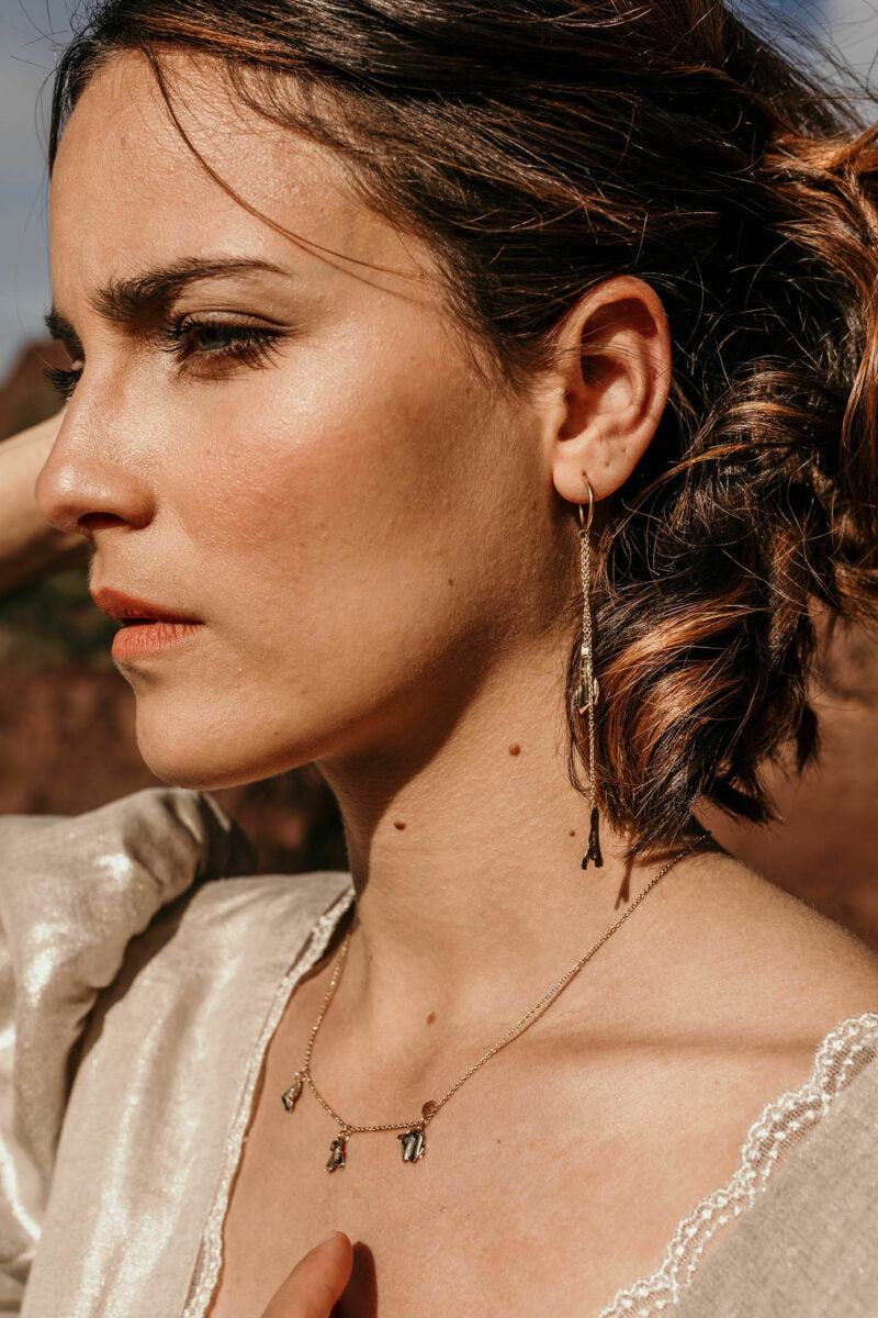 Collier pétales Coral