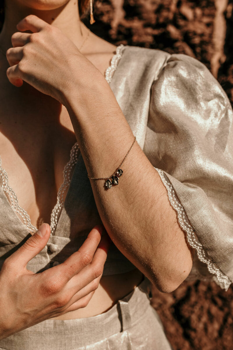 Bracelet pétales Coral