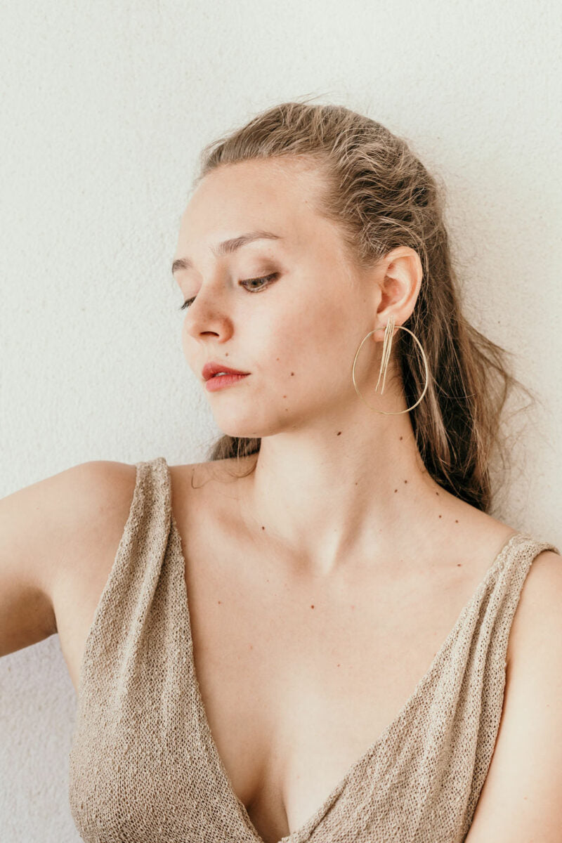 Boucles d'oreilles Segment