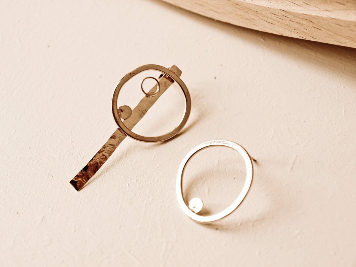 Boucles d'oreilles Encerclé
