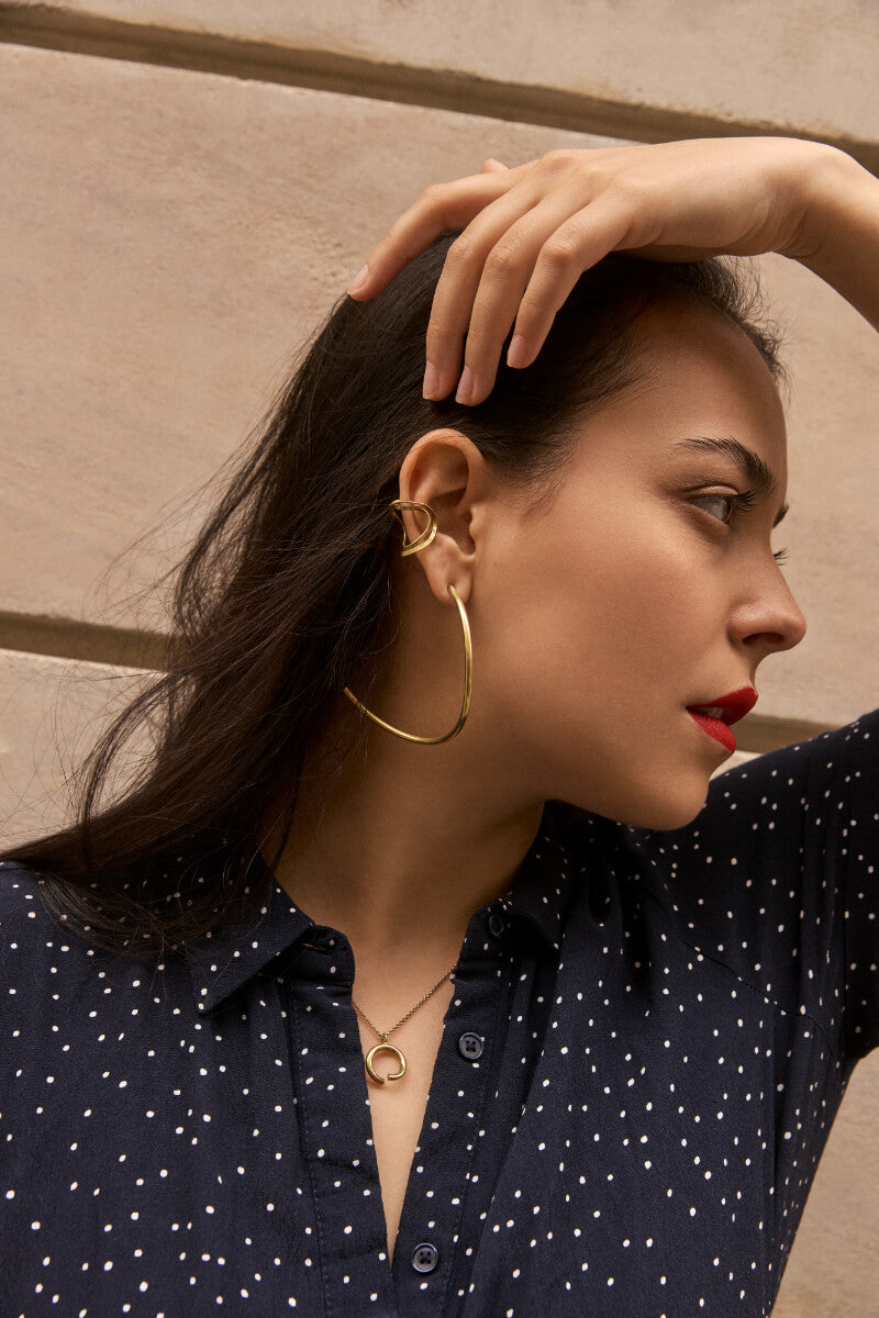Earcuff sculptural Khalis