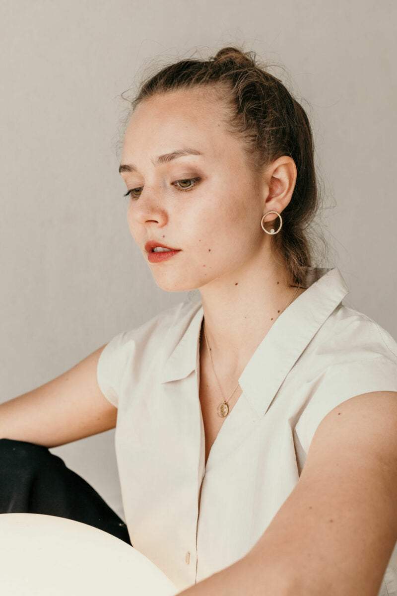 Boucles d'oreilles Encerclé