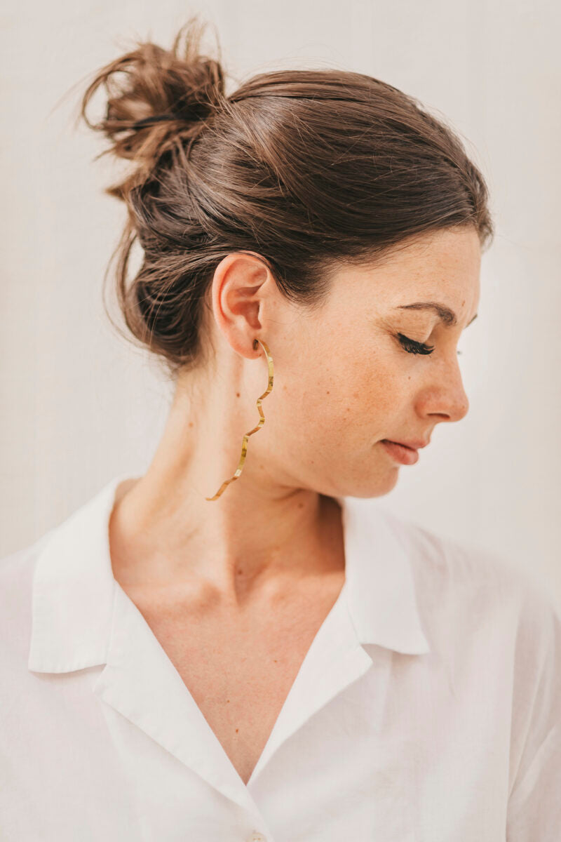 Maxi boucles d'oreilles Ribbon