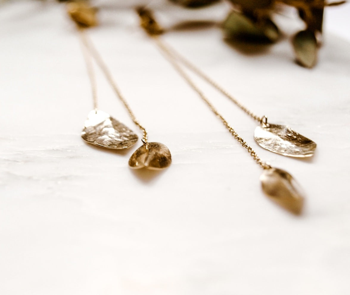 Boucles d'oreilles Citrus longues
