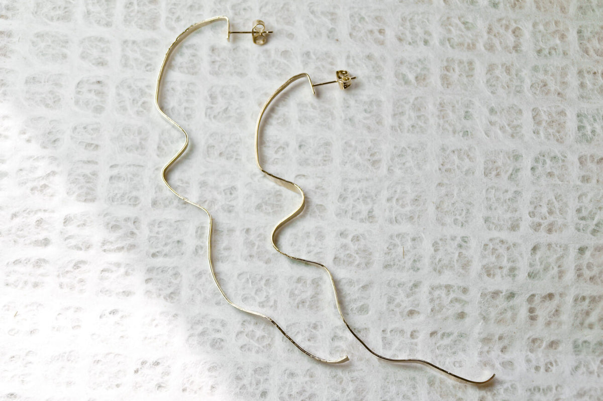 Maxi boucles d'oreilles Ribbon