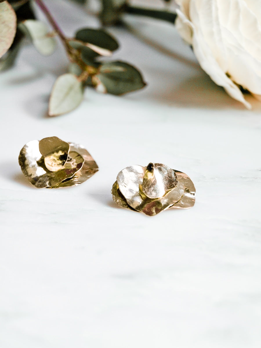 Boucles d'oreilles ear jackets Eucalypto