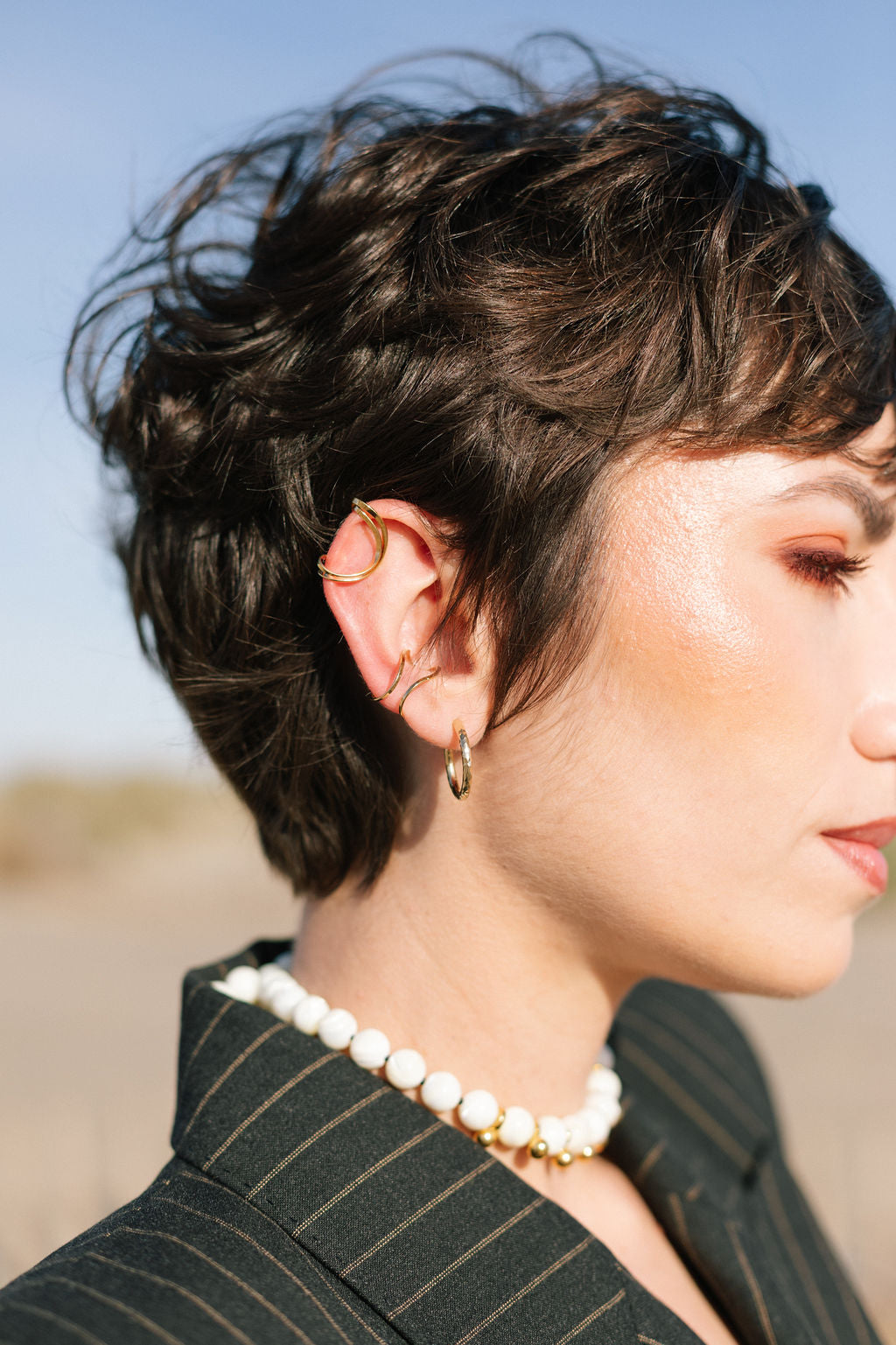 Créoles à facettes organiques Oya