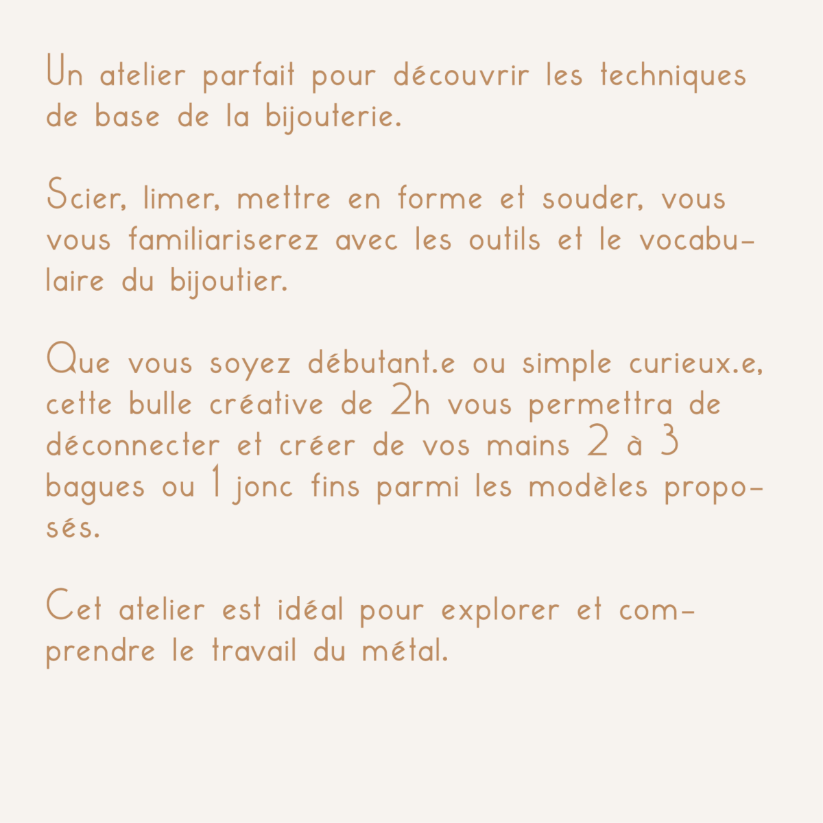 ATELIER DÉCOUVERTE