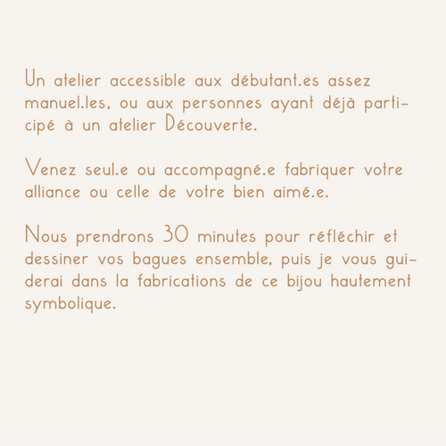 ATELIER ALLIANCES cire ou métal
