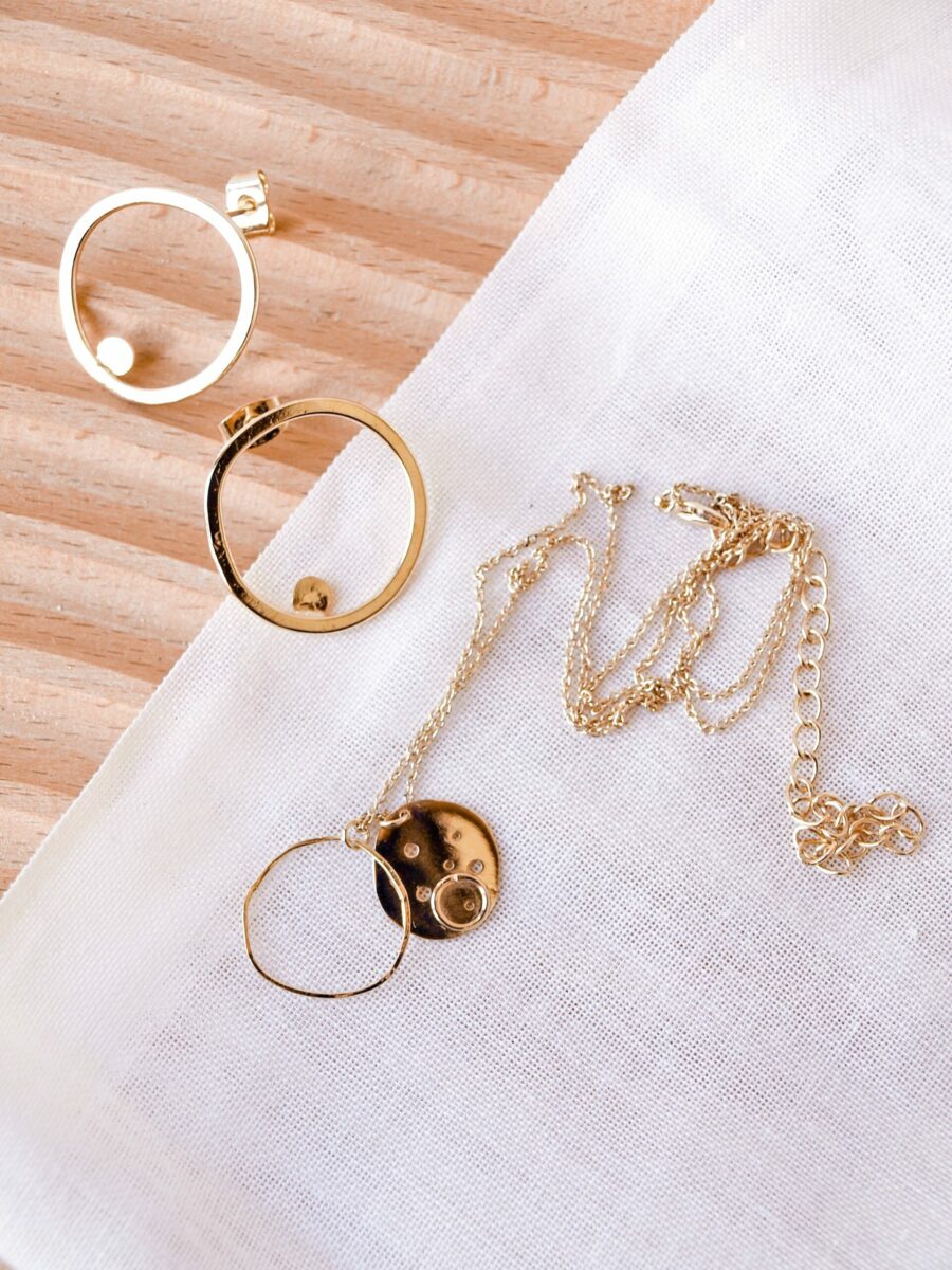 Boucles d'oreilles Encerclé