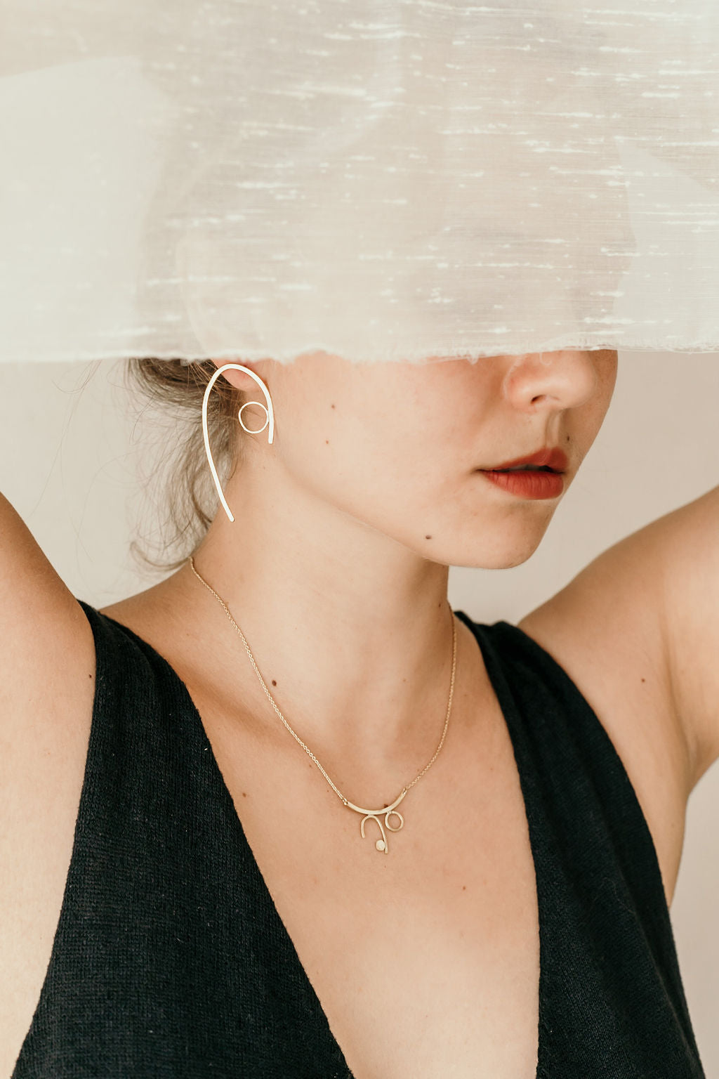 Maxi boucles d'oreilles Lunar