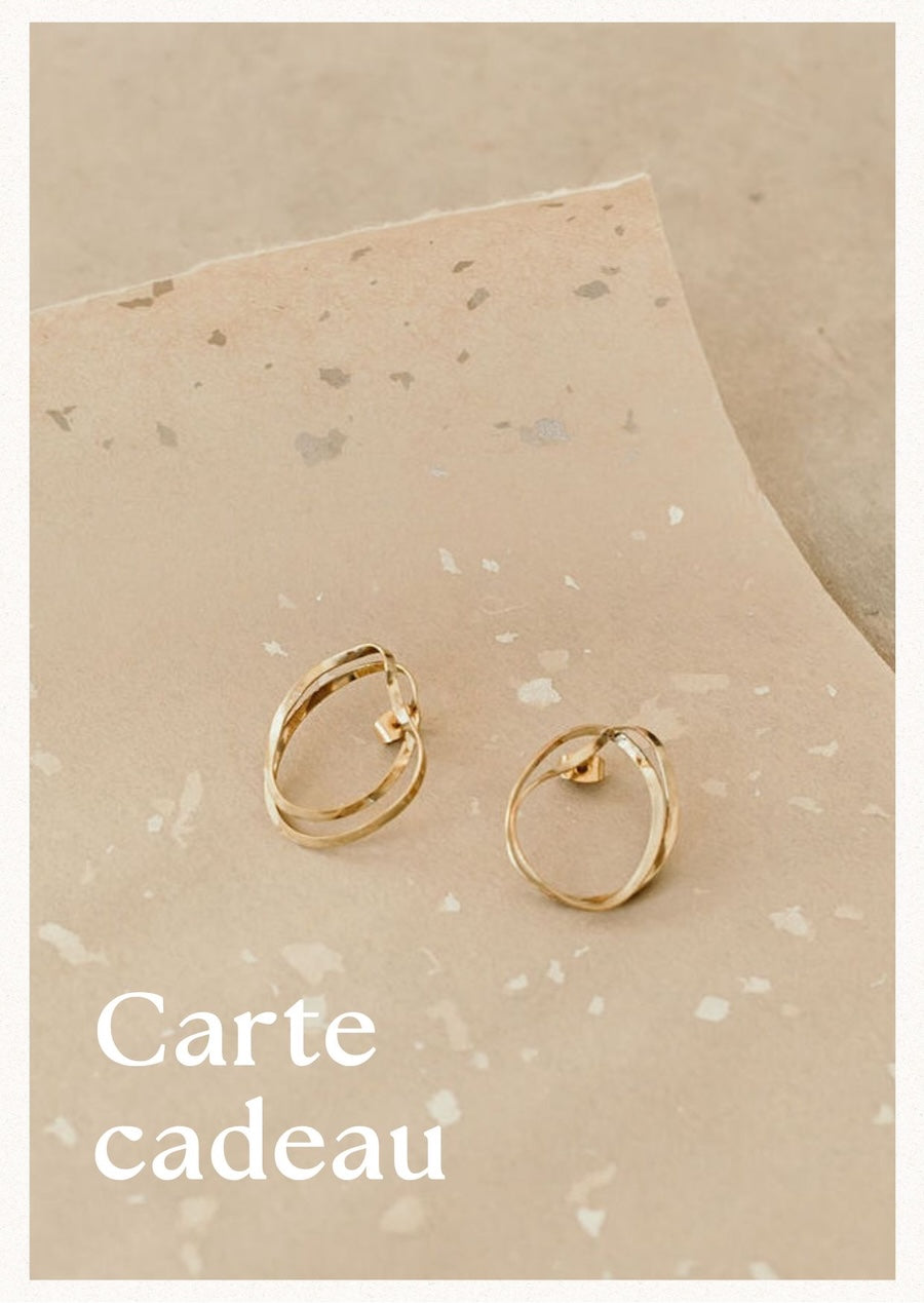 Carte Cadeau bijoux ou ateliers