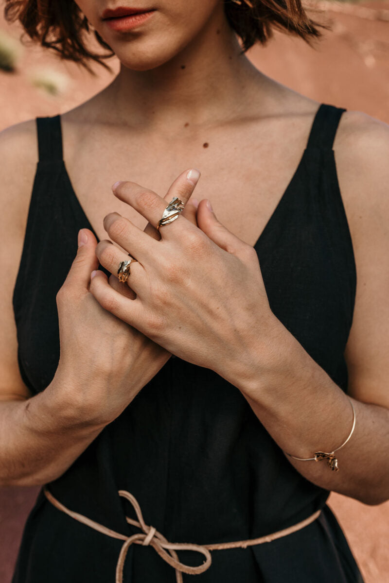 Bague pétale Sarah
