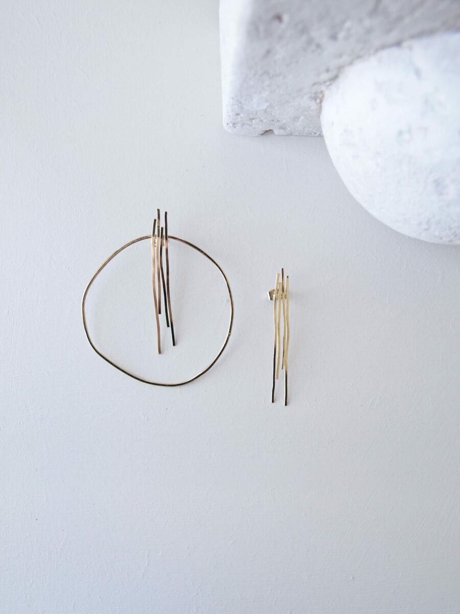 Boucles d'oreilles Segment