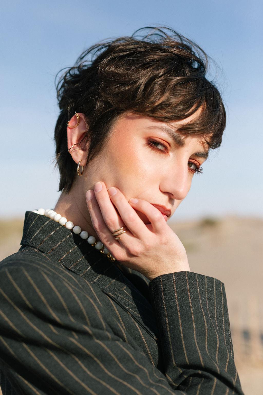 Bague d'oreille épurée Evaïs