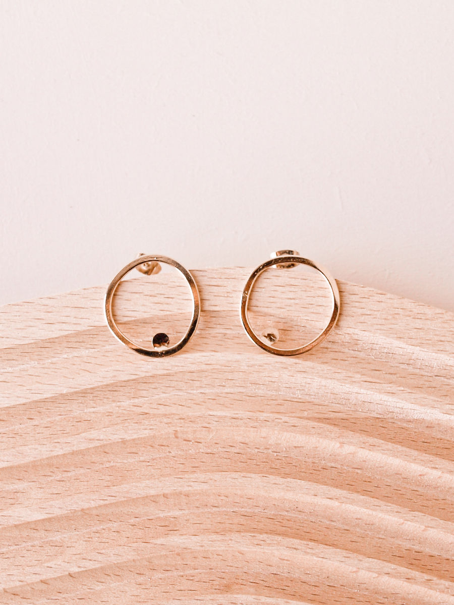 Boucles d'oreilles Encerclé