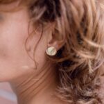 bijoux minimalistes Boucles d’oreilles rondes graphiques