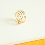 Bague spirale point bis