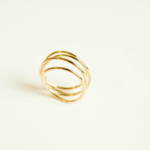 Bague spirale point bis
