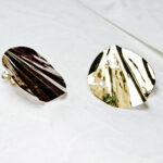 boucles d'oreilles plissées plit