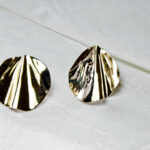 boucles d'oreilles plissées plit
