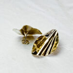 boucles d'oreilles plissées plit