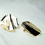 boucles d'oreilles plissées plit