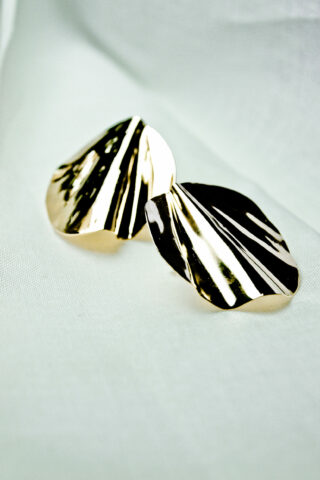 boucles d'oreilles plissées plit