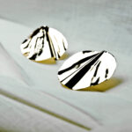boucles d'oreilles plissées plit