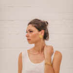 boucles d'oreilles plissées plit