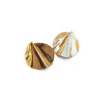 boucles d'oreilles plissées plit