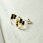 Boucle d'oreilles ruban ribbon