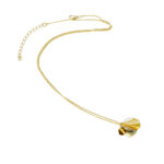 collier plissés plit