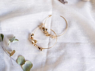 boucles d'oreille mariage maxi creoles mariage unique bijoux mariage delicat