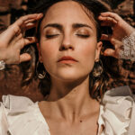 maxi boucles d'oreilles pétales