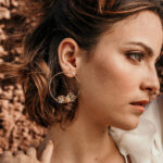 maxi boucles d'oreilles pétales