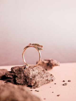 bague pétale de pivoine sarah