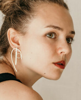 maxi boucles d'oreilles graphiques lunar unfold