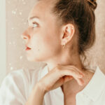 boucles d'oreilles minimalistes l'Arc