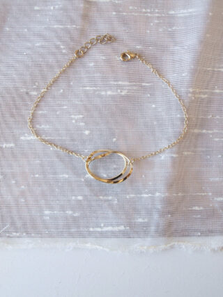 bracelet torsadé Cercles unfold