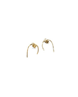 boucles d'oreilles minimalistes l'Arc