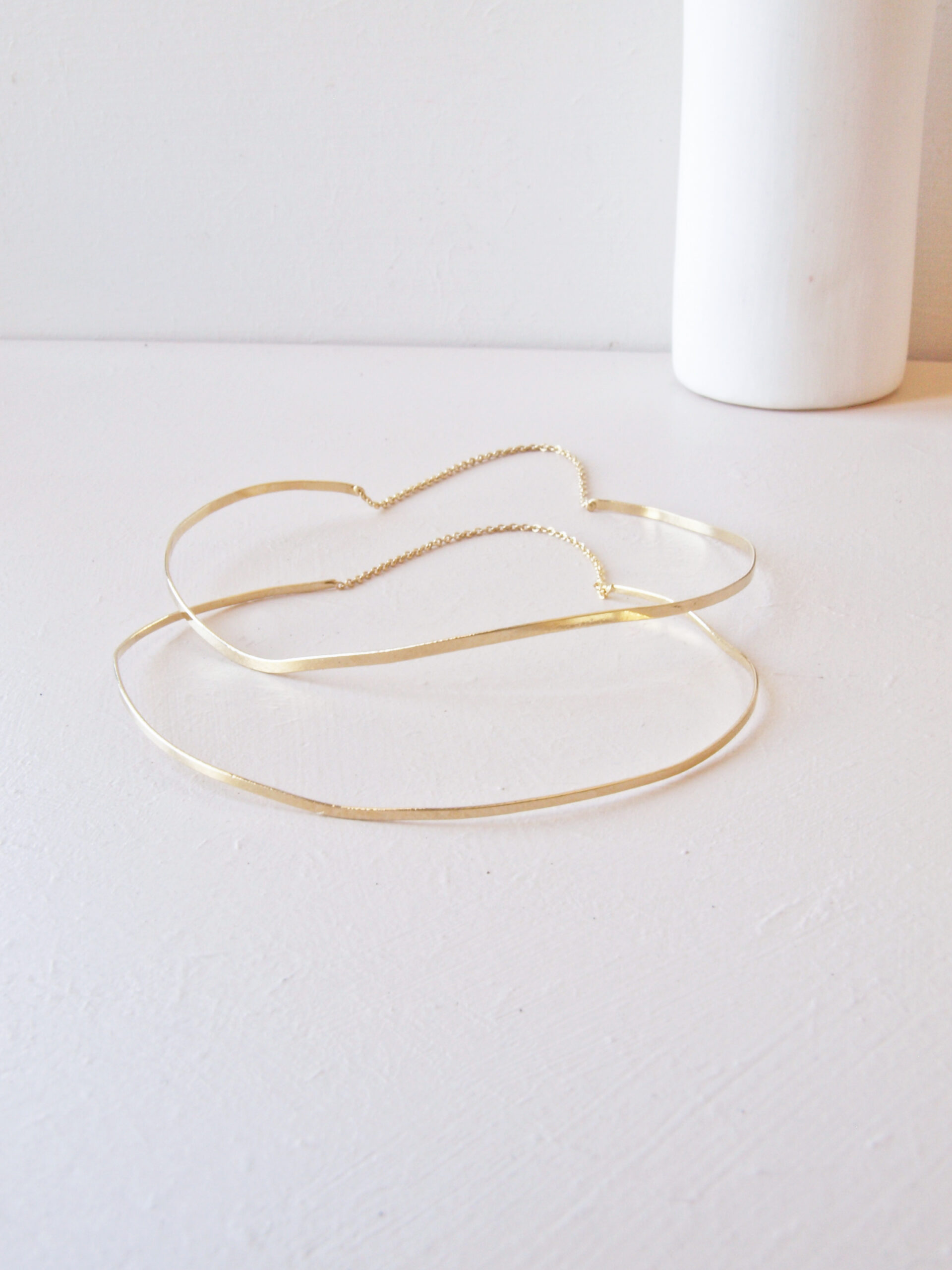 bracelet minimaliste l'or l'azur