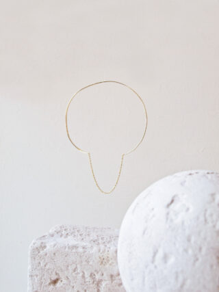 bracelet minimaliste l'or l'azur