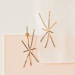maxi boucle d'oreille étoile minimaliste