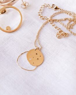 collier médaillon minimaliste collier constellation