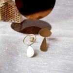 boucles d'oreille goutte graphique