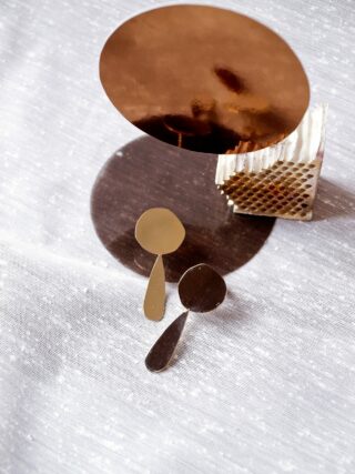 boucles d'oreille goutte graphique